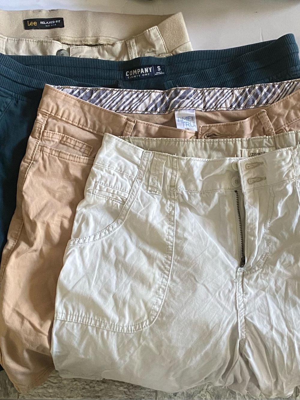 Lot of shorts. Different styles. Size small, 8, 10. Good condition.